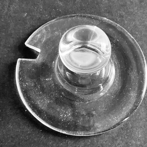 VINTAGE Glass Lidded Jam Jar 2 Piece Set EUC - Picture 5 of 6